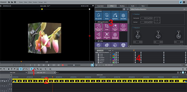Comment Faire Un Montage Video Cube De Personnes MAGIX VDL : créer un cube animé